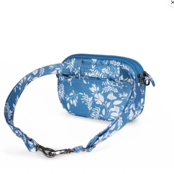 Lug Super Coupe Convertible Crossbody Flourish Blue Belt Bag - Picture 2 of 10